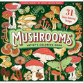 Mushrooms Adult Coloring Book (31 One-Sided Designs on Thick Paper) - Paperback
