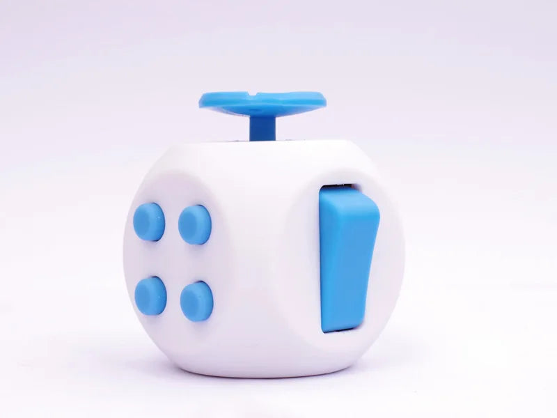 12 Sides Fidget Cube | Anti Stress Sensory Toy for Focus and Calm