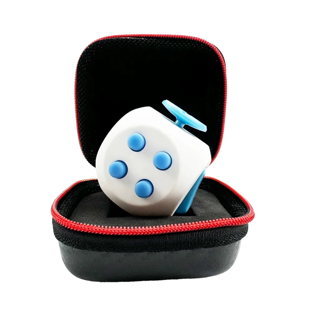 12 Sides Fidget Cube | Anti Stress Sensory Toy for Focus and Calm