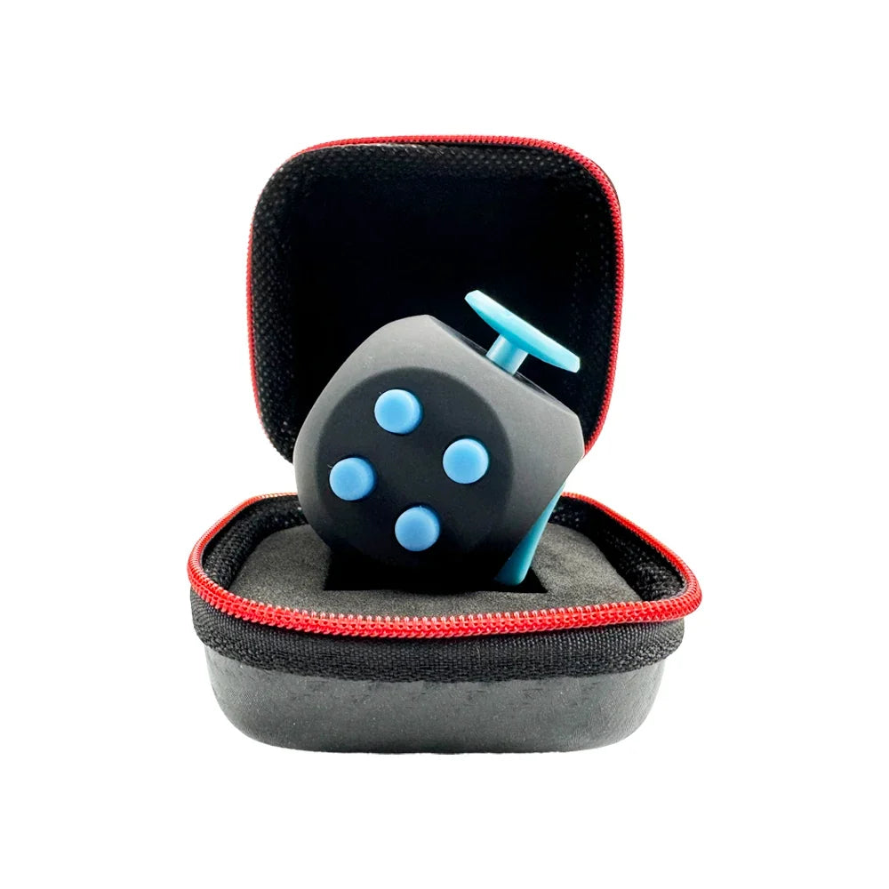 12 Sides Fidget Cube | Anti Stress Sensory Toy for Focus and Calm